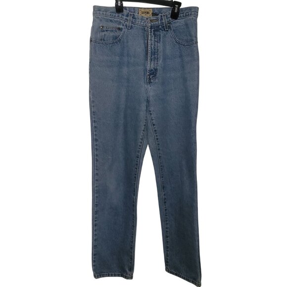 Vintage‎ Chamonix Womens 14R High-Waisted Light Blue Denim Jeans - Picture 1 of 8